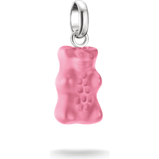 Kristall Berlocker & Hängen Thomas Sabo Connect Silver Pink Official Haribo Charm Pendant - Pink/Silver