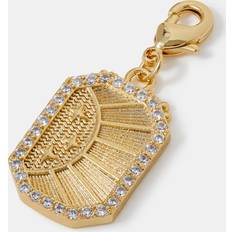 Accessorize 14ct Gold-plated Sunray Charm - Personalisable