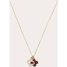 Clove Simple Pendant Necklace - Burgundy