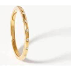 Missoma Solar Studded Ring 18ct Gold Vermeil Cubic Zirconia
