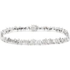 Men - White Gold Bracelets Suzanne Kalan 18kt White Gold Diamond Bracelet - Silver