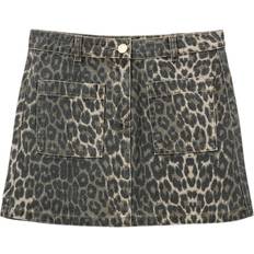 Bruna - Midikjolar Sofie Schnoor Kjol Leonasw Skirt Dam Korta - Brun