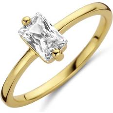New Bling Dam 14K Guld Ring -