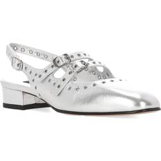 Block Heel - Leather Heels & Pumps Carel Paris Buckle Leather Pumps Woman - Gray