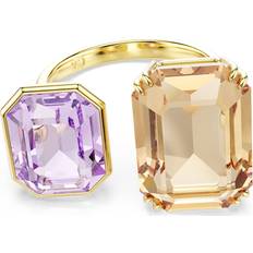 Swarovski Kristall Ringar Swarovski Millenia Open Ring Octagon Cut Gold-tone Plated - Brown
