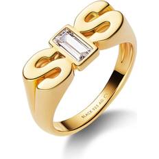 Maria Black Sis Royal Ring 18K Gold Plated 50 MM - Gul