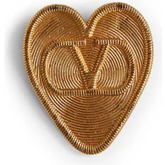 Broschen Valentino Garavani Kleine Goldfarbene Brosche - One Size