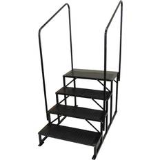 Handrails Securefix Direct Freestanding Caravan 4 Step Tread with 2 Handrails