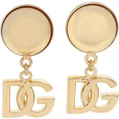 Dolce & Gabbana Örhängen Dolce & Gabbana DG Clips Metallörhängen För Kvinnor Yellow