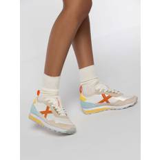 Multi-Color Læder Sneakers Low UM - Hvid
