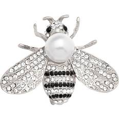 Silver Brooches Cosy@home Animal Shape Brooch Pin Lady Clothes Decoration - Silver