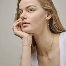 Halskæder på tilbud ENAMEL Copenhagen Lola Bold Daisy Necklace Halskæde Uden Vedhæng - Daisy