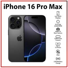 Apple iPhone 16 Pro Max 8GB 256GB Black Titanium Mobile Phone