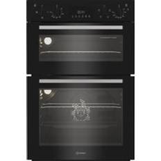 Ovens Indesit DII 10D B Built In Electric Double Oven Black