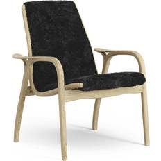 Oak Armchairs Swedese Laminett Sheepskin Lacquered Oak Armchair