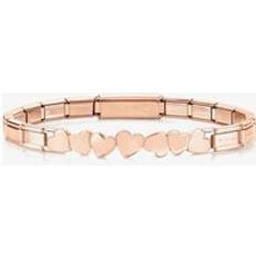 Nomination Rose Gold Bracelets Nomination Trendsetter Rose Gold Hearts Bracelet