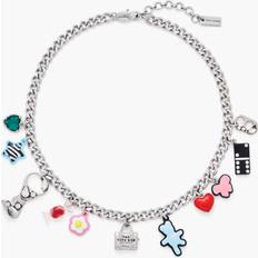 Marc Jacobs The Sticker Charm Necklace Metal - Silver