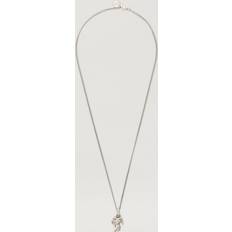 Crystal - Men Necklaces Palm Angels Silver Melted Charm Necklace - Silver