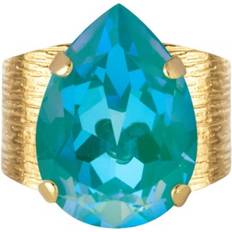 Caroline Svedbom Guld Ringar Caroline Svedbom Classic Drop Ring Ring Laguna Delite - Gold Laguna Delite