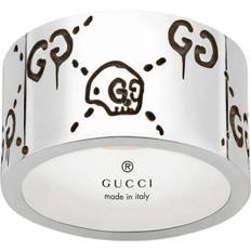 Gucci Smycken Gucci Silver Skull Ring Ikonisk Design - Gray