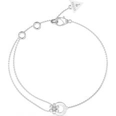 Guess Sølv Armbånd Guess Vedhæng Til Kvinder Pendant Halskæde - Sølv