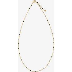 Edblad Svart Smycken Edblad Perlina Chain Necklace Black Gold