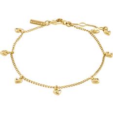 Pilgrim Alaia Bracelet Goldplated Kædearmbånd Med Vedhæng - NEW
