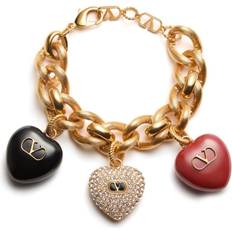 Gul - Metal Armbånd Valentino Garavani VLogo Signature Curb Chain Armbånd - Gul