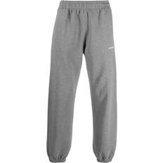 Off-White Trousers & Shorts Off-White Wave Outline Diagonal Printed Sweat Pants - Grey