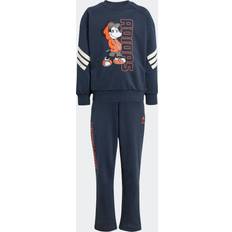 Musse Pigg Tracksuits adidas Musse Pigg Joggingbyxor Barn - Aurora Ink Impact Orange