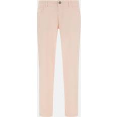 Herr - Rosa Jeans Boggi Milano Bomull Stretch Bomull Tencel Jeans - Pink