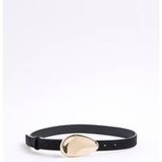 Accessories River Island Womens Black Suede Buckle Belt