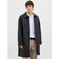 Bomuld - Herre Frakker Jack & Jones Miles Mac Coat Frakke Black