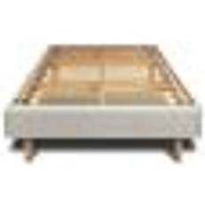 Conjuntos de Cama Sommier Kit Velours Taupe 90x200 H29 cm