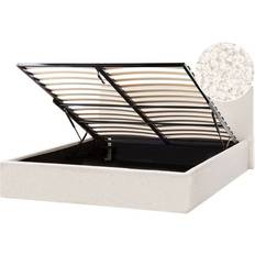 Beliani Boucle EU Super King Headboard 160 x 200 cm Frame Bed