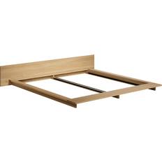 200cm Beds OUT Objekte unserer Tage Faro Bett XLarge 200x200 cm Eiche Massiv Gewachst Rahmenbett