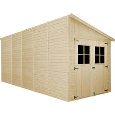 Dépendances Timbela Abri de Jardin en Bois Naturel H244x218x514 cm (Surface du bâtiment )