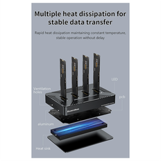 Spactz LLhappy-Four Disk Drive Hard Base M.2 SATA NVME