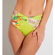 Dam - Orange Bikiniunderdelar Fantasie Cala Macarella High Waist Brief - Red/Yellow
