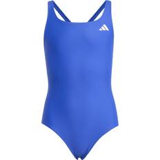 Adidas Baddräkter Barnkläder adidas Baddräkt Med V-rygg För Barn Semi Lucid Blue