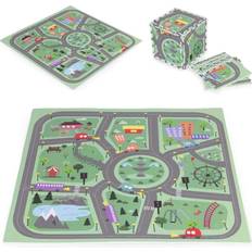 ECOTOYS Stor Skummatta Barn 90.5x90.5 cm 21 Delar