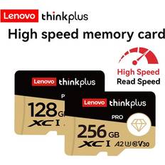 Memory Cards & USB Flash Drives Lenovo A2 U3 V30 4K Memory Card Gold