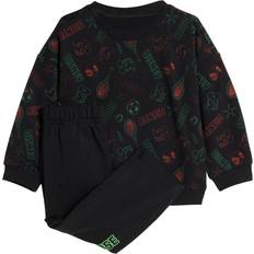 18-24M Tracksuits adidas Musse Pigg Joggingbyxor För Barn - Black/Impact Orange/Lime Burst