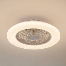 Tyst takfläkt Lindby LED Takfläkt Vedin DC Tyst Ø 49 cm