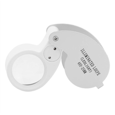 Magnifiers & Loupes Typecat 40X Illuminated Portable Jewelers Loupe Magnifier