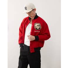 ICECREAM Bulldog Varsity Jacket - Red