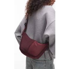Carrie Nylon Cross Body Bag - Burgundy