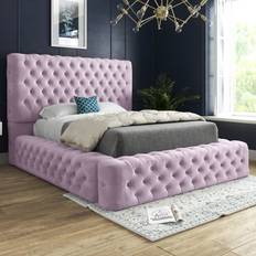 Pink Beds DS Living Cambridge Super King Size Pink Frame Bed