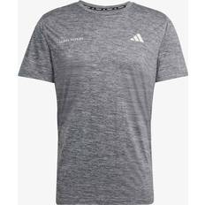 Recycled Materials T-shirts adidas Own The Run Tee Running Shirt - Black/Grey