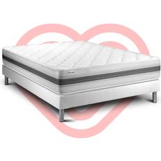 Lits et Matelas VITALIT Ensemble Matelas Sommier 140x200 cm Vitalmemo Back